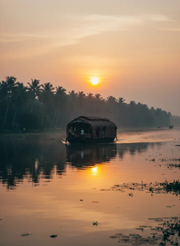 Kerala backwaters sunrise with tradition... 1