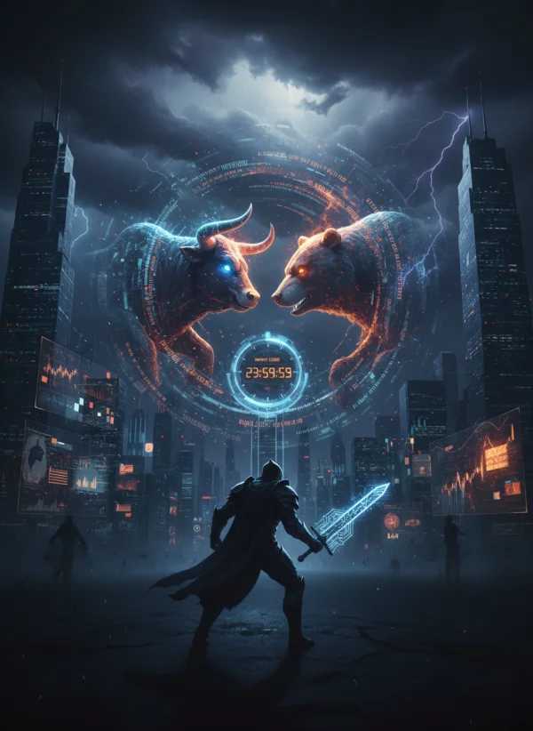 Trading concept dark dramatic lighting 1