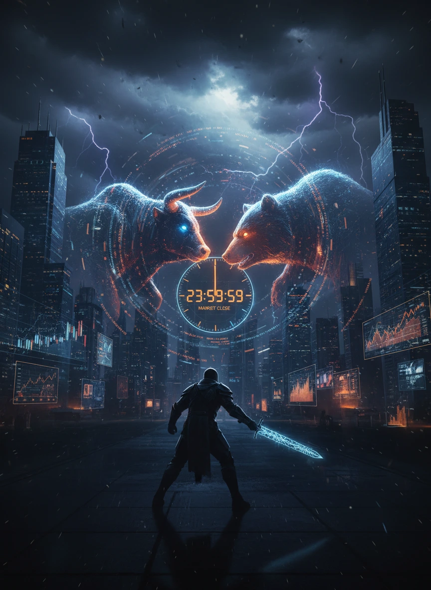 Trading concept dark dramatic lighting 1