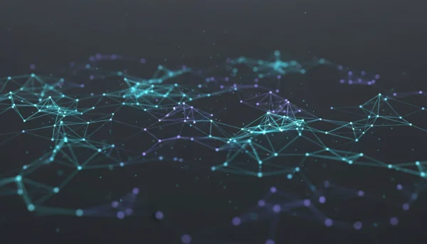 A futuristic abstract background with gl... 1