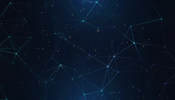 A futuristic abstract background with gl... 1