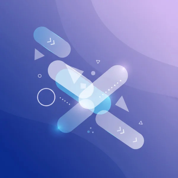 A smooth blue and purple gradient backgr... 1