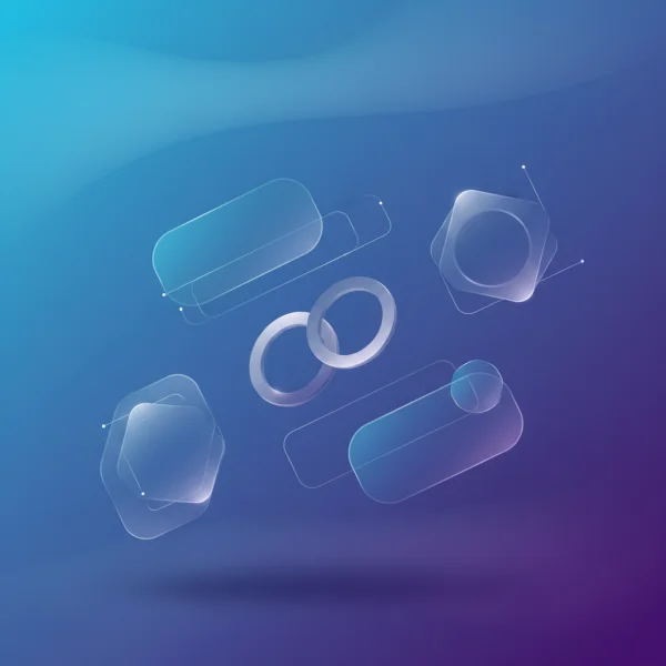 A smooth blue and purple gradient backgr... 1