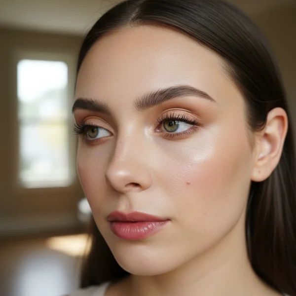 Close-up portrait showing subtle natural... 1