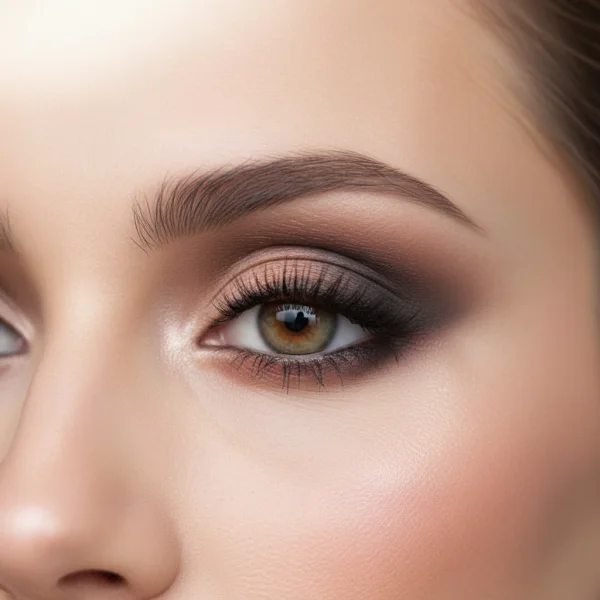 A detailed close-up portrait focusing on... 1