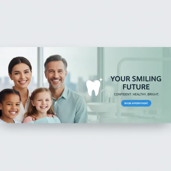 Dental Website Banner AI Image Prompt