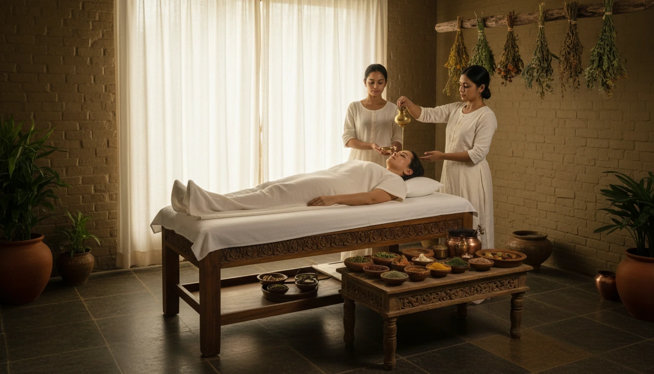 Ayurvedic treatment  strictly no text in... 2